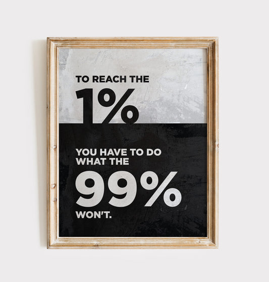 Gym Decor, Dopamine Decor, Office Poster, Success Quote, Modern Motivational Decor with Premium Matte FSC  Paper